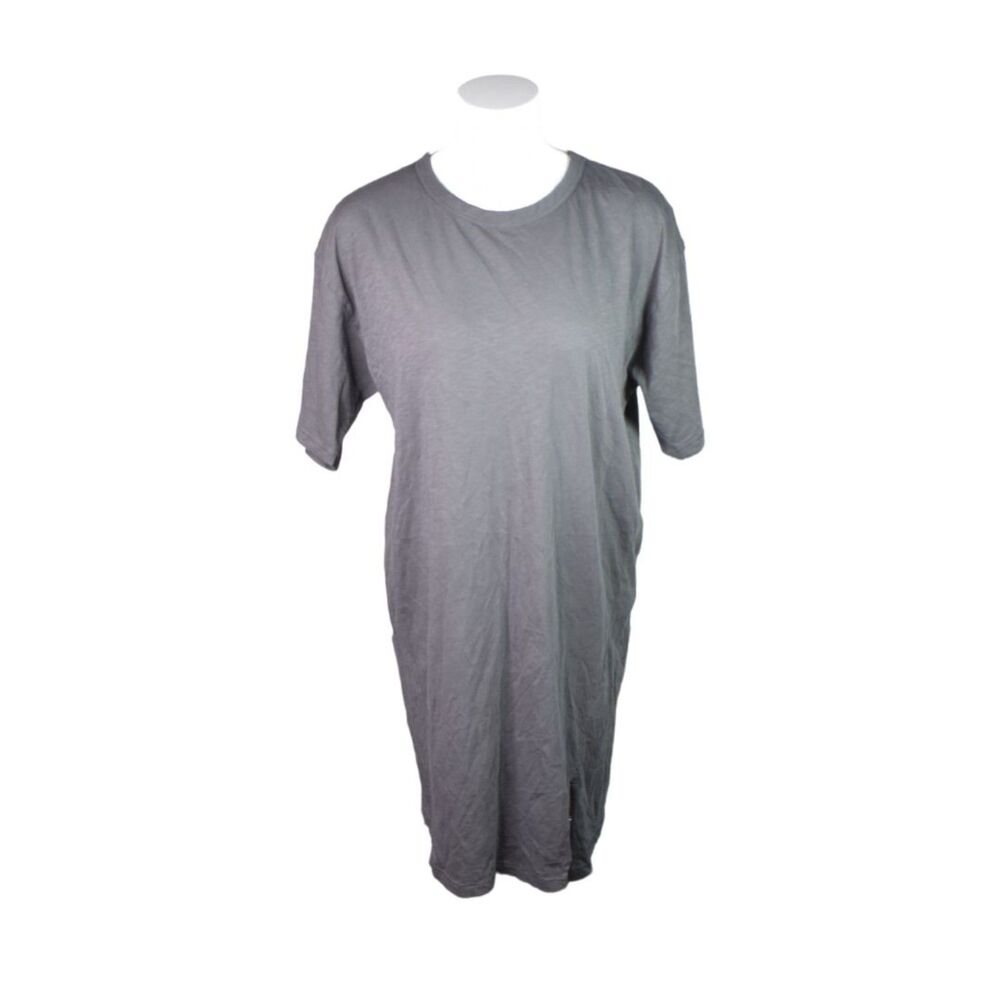 Rag & Bone T Shirt Dress Dark Gray Cute Casual Organic Cotton Womens Medium